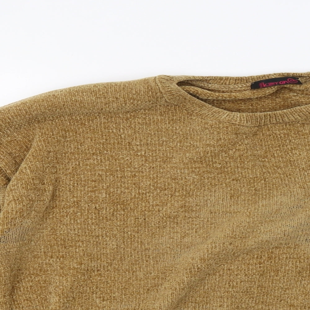 park keron Womens Brown   Pullover Sweatshirt Size M