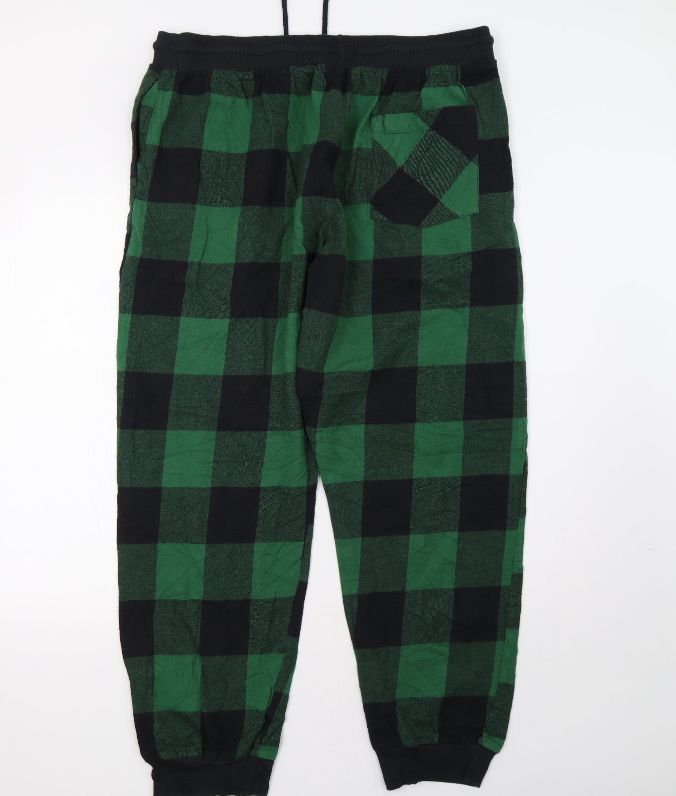 F&F Mens Green Check   Pyjama Pants Size 2XL