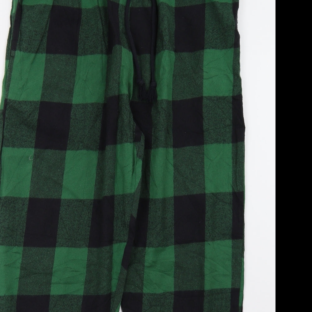 F&F Mens Green Check   Pyjama Pants Size 2XL