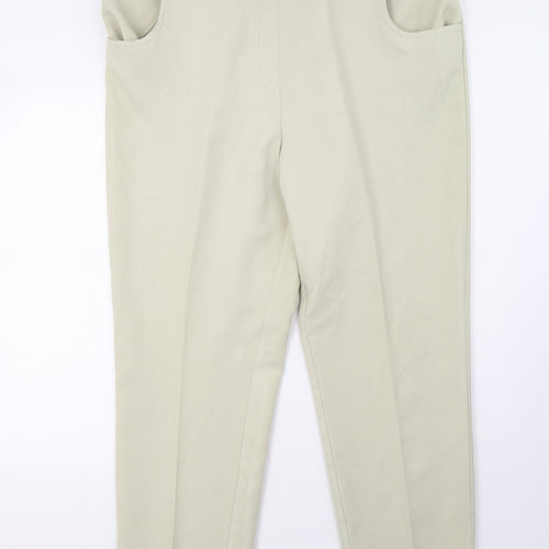 Marks and Spencer Womens Beige   Trousers  Size 20 L31 in
