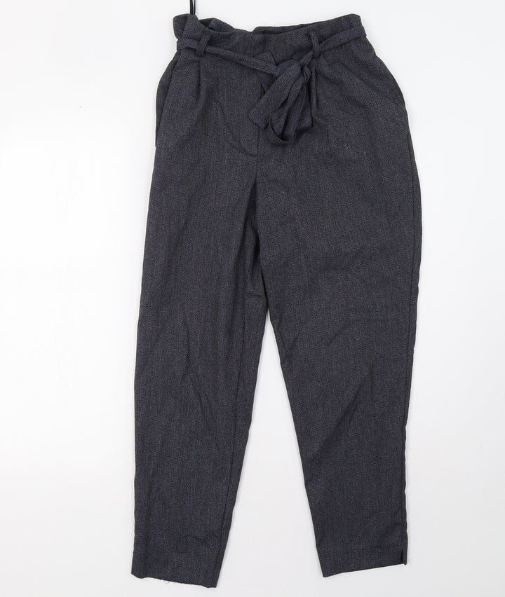 New Look Womens Blue Trousers Size 10 L28 in