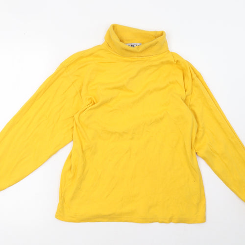 antartex Womens Yellow   Pullover Sweatshirt Size M
