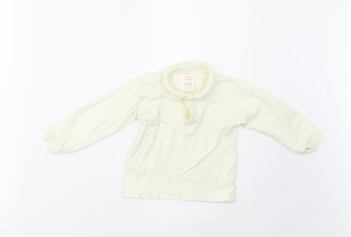 Boots Baby Yellow   Basic Polo Size 12-18 Months