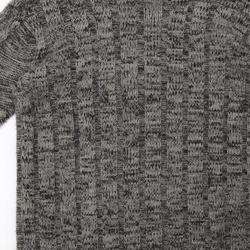 happit Womens Grey  Knit Cardigan Jumper Size L