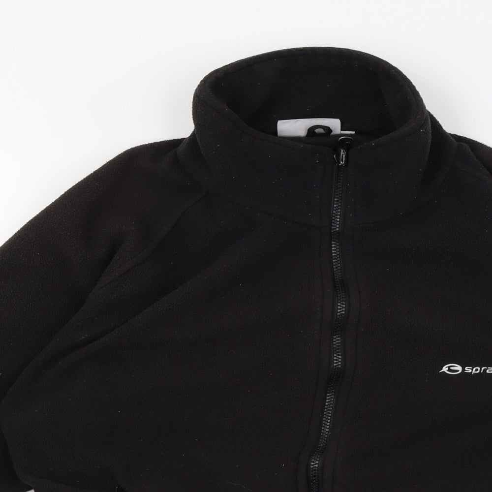 Sprayway Mens Black   Full Zip Sweatshirt Size S