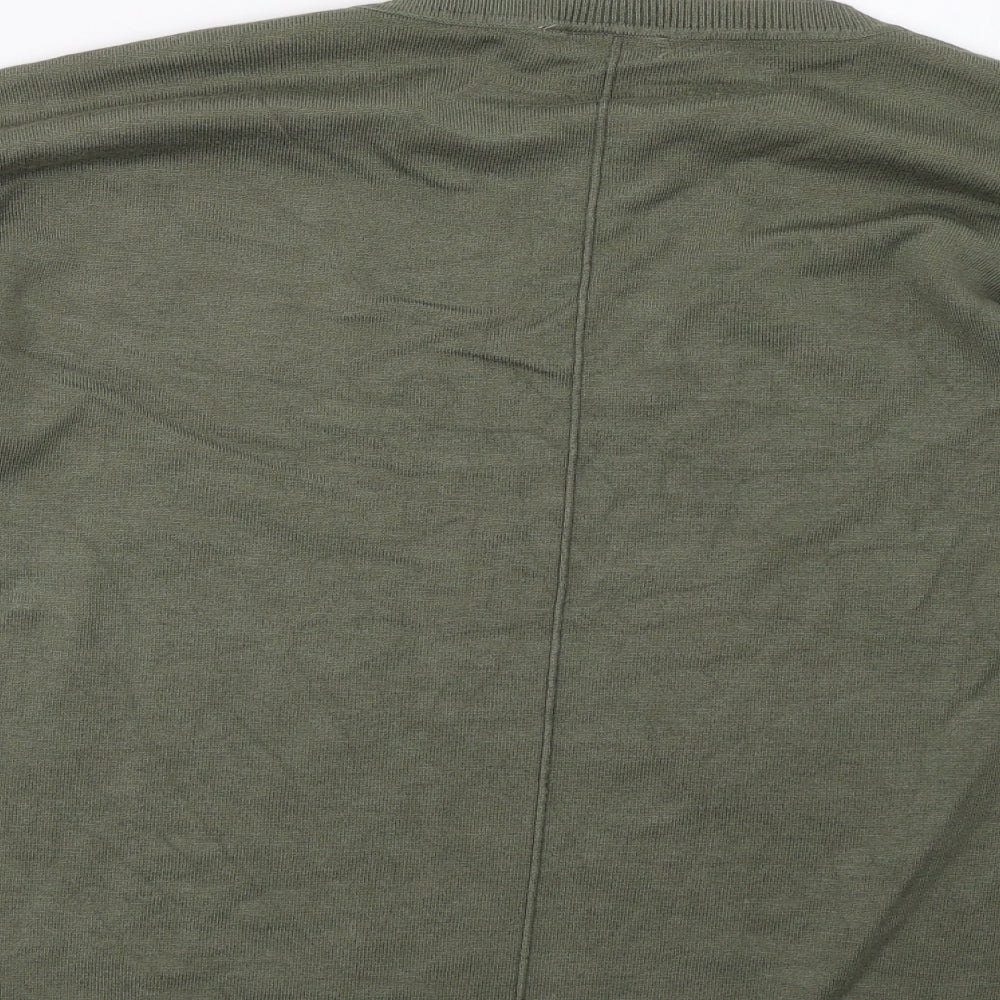fransa Womens Green   Pullover Sweatshirt Size L