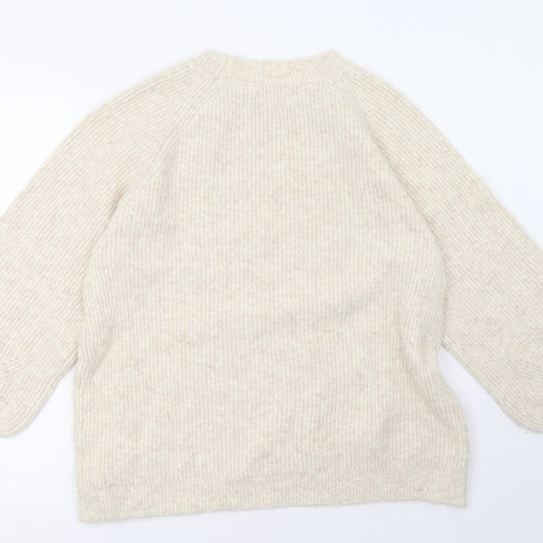 Primark Womens White   Pullover Sweatshirt Size L