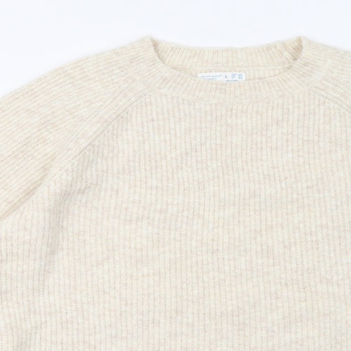 Primark Womens White   Pullover Sweatshirt Size L