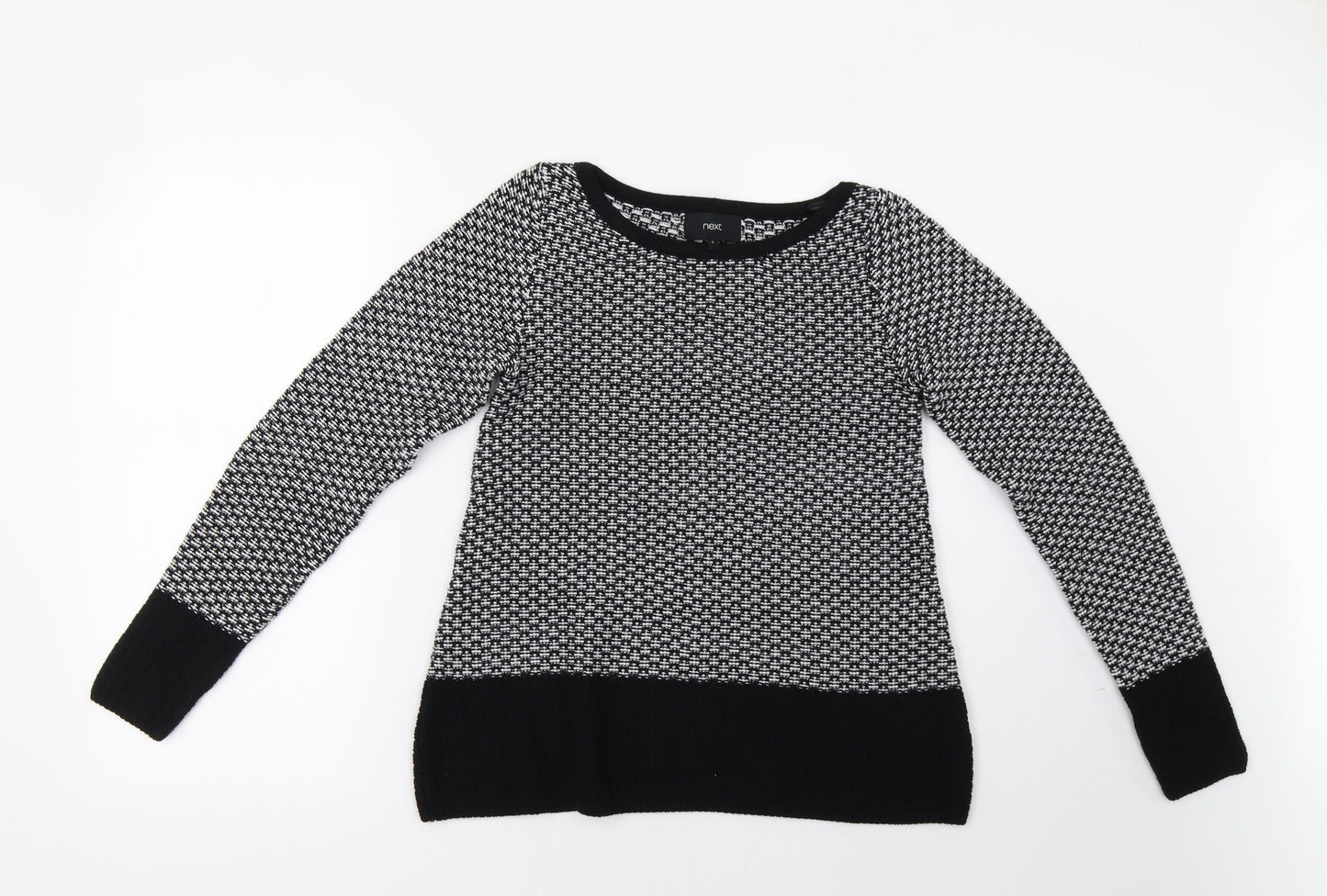 NEXT Womens Black   Pullover Sweatshirt Size 6