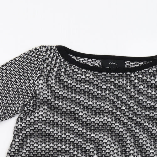 NEXT Womens Black   Pullover Sweatshirt Size 6