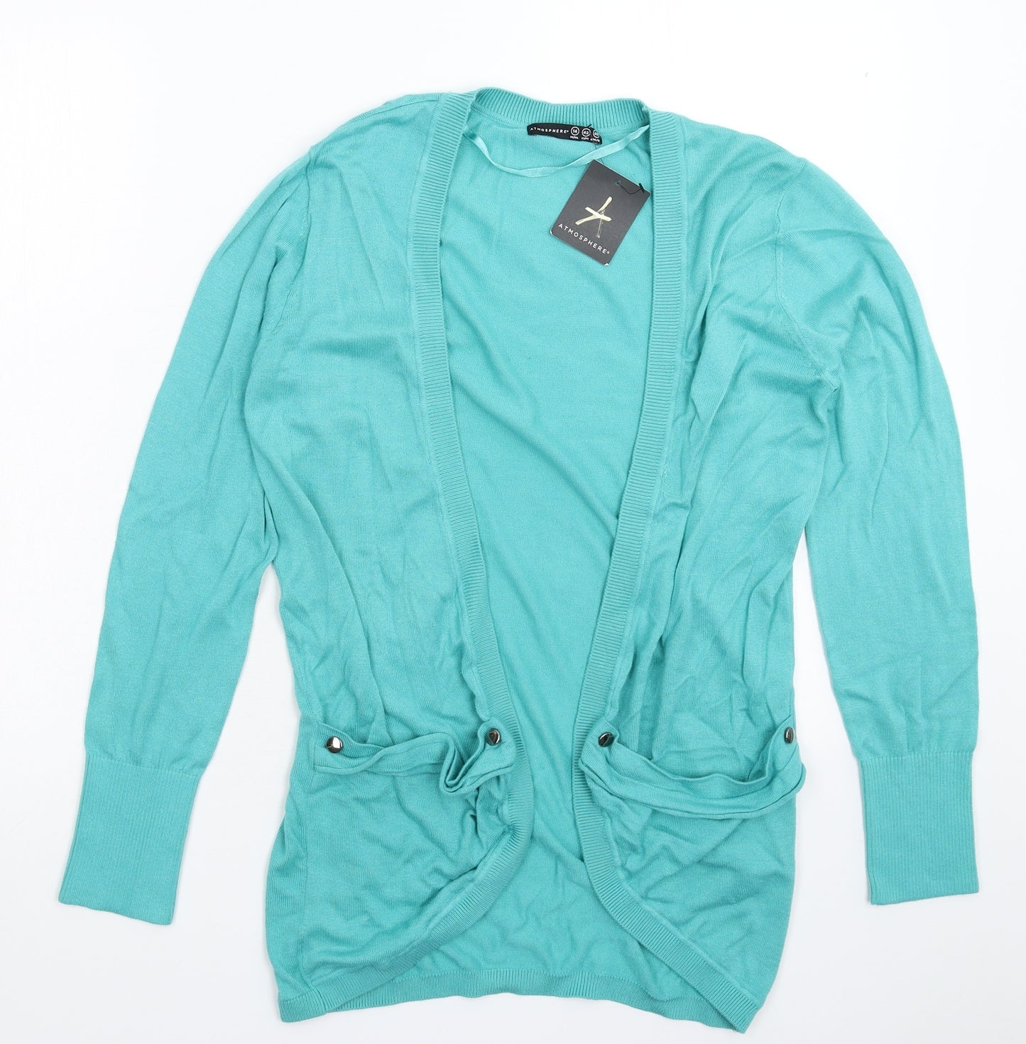 Atmosphere Womens Green  Knit Cardigan Jumper Size 14