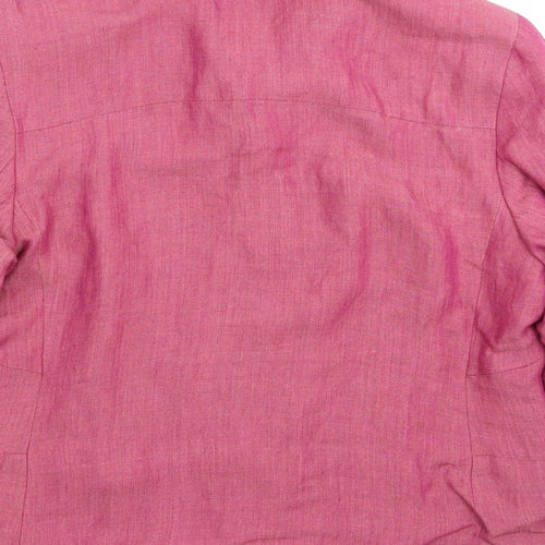 Marks and Spencer Womens Pink   Jacket Blazer Size 14