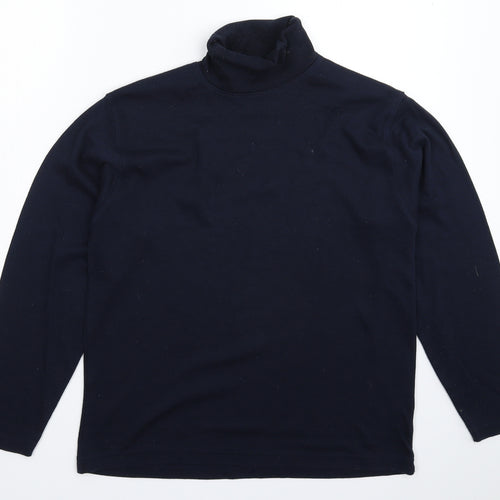 SQV Mens Blue   Pullover Sweatshirt Size M