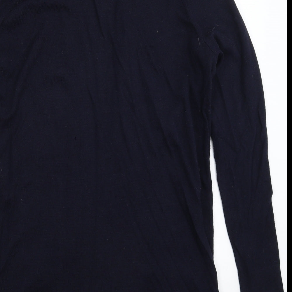 F&F Womens Blue  Knit Cardigan Jumper Size 10