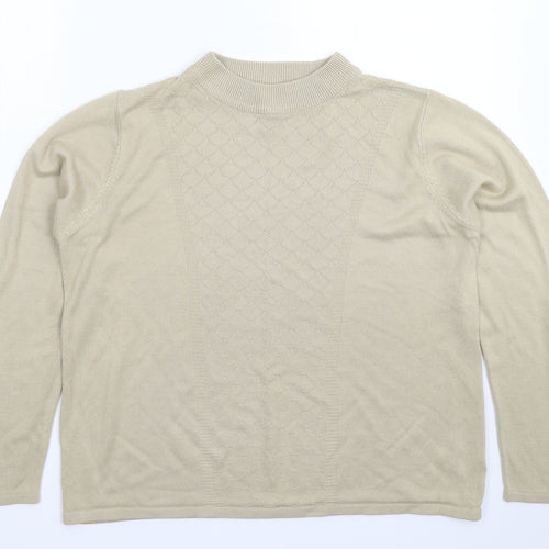 Casamia Womens Grey  Knit Pullover Jumper Size L