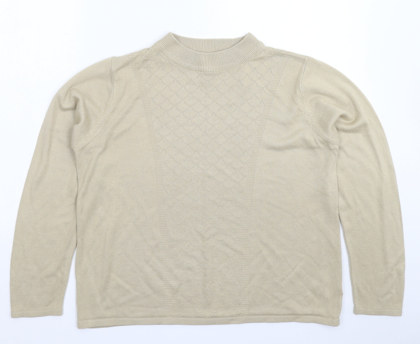 Casamia Womens Grey  Knit Pullover Jumper Size L