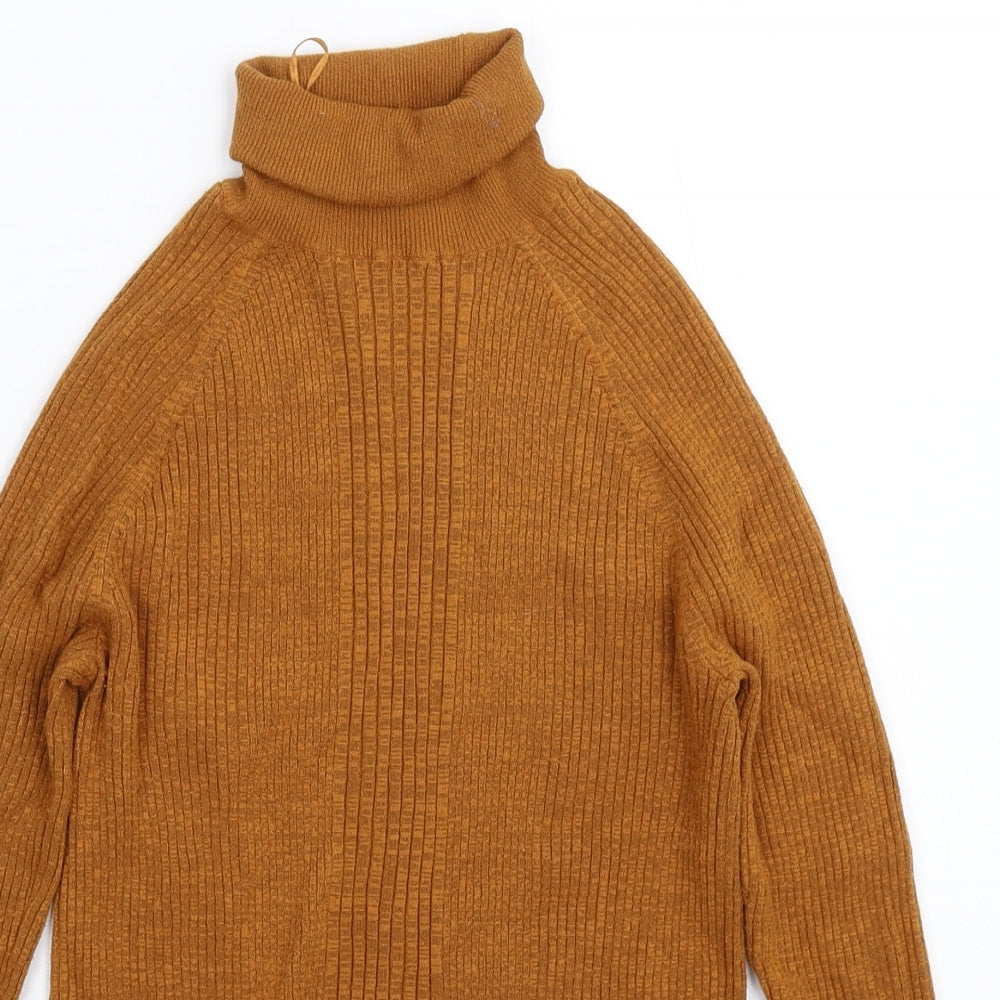 TU Womens Brown  Knit Pullover Jumper Size 16