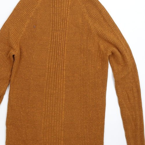 TU Womens Brown  Knit Pullover Jumper Size 16
