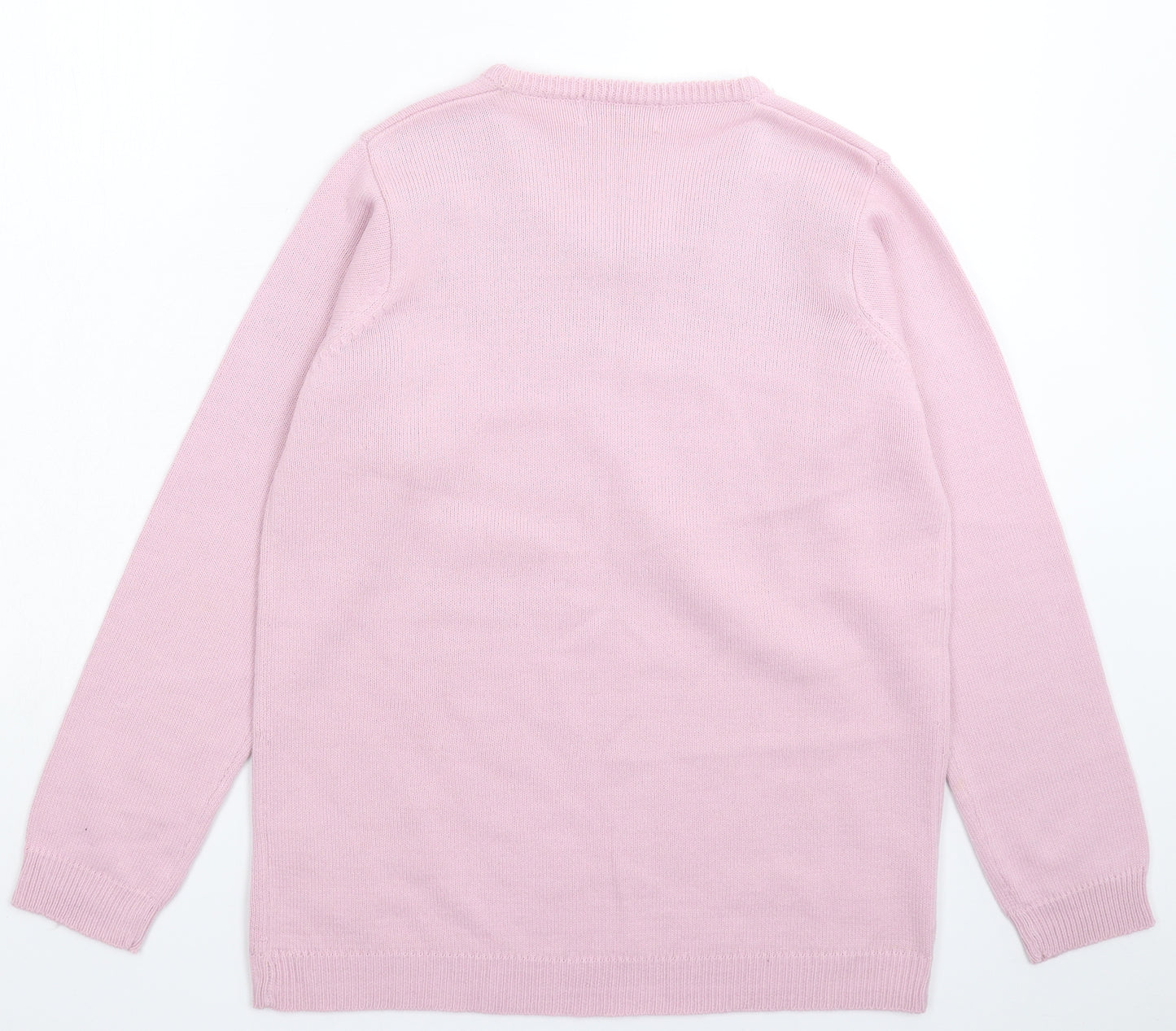 Daxon Womens Pink  Knit Pullover Jumper Size 18