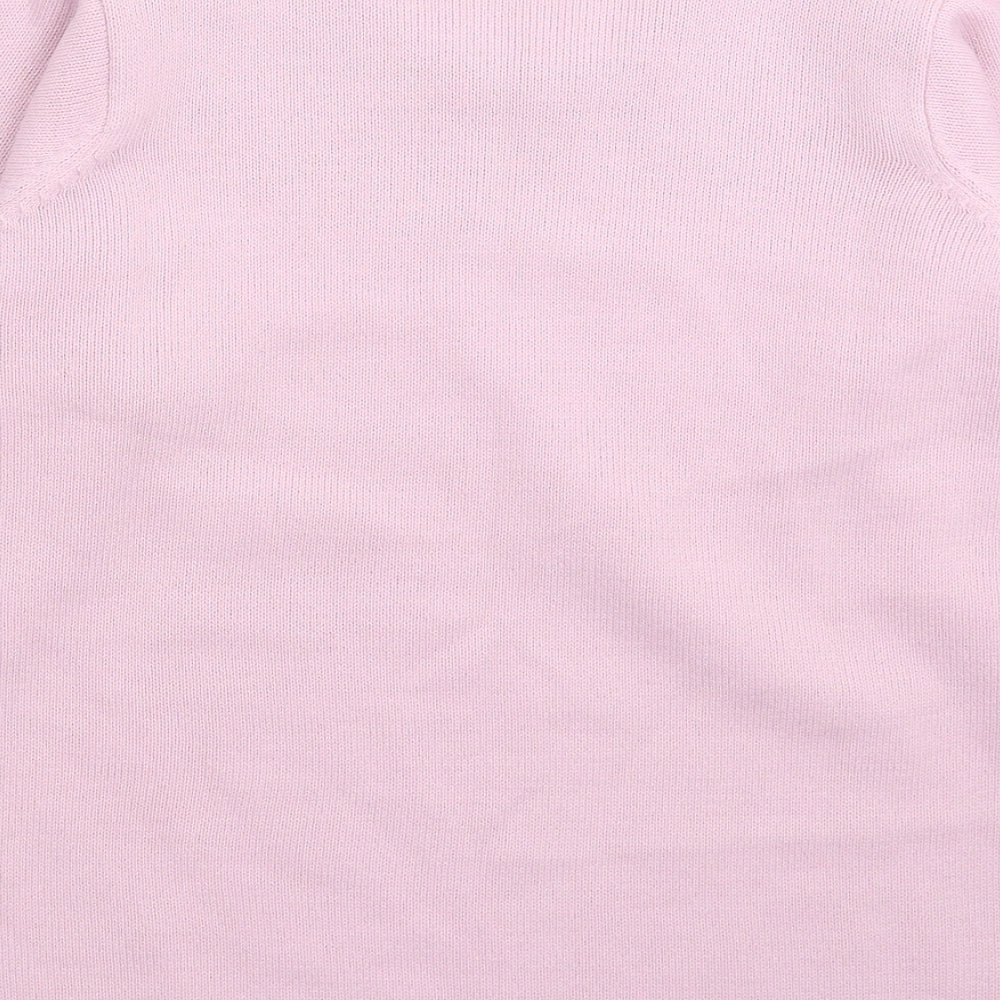 Daxon Womens Pink  Knit Pullover Jumper Size 18