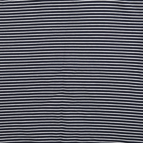 Reiss Mens Blue Striped   T-Shirt Size L