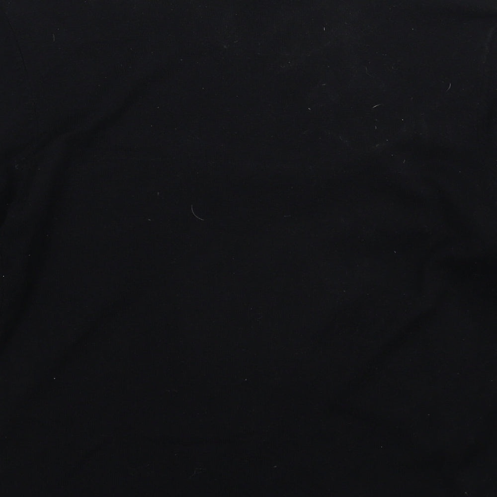 Femme Womens Black  Knit Pullover Jumper Size S