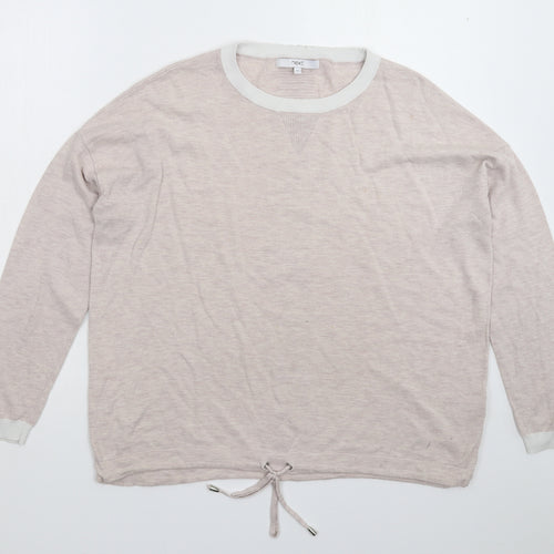 NEXT Womens Grey  Knit Pullover Jumper Size 14  - Oversized