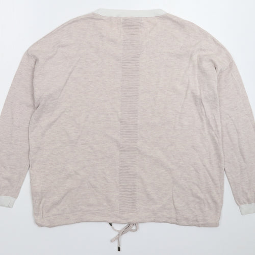 NEXT Womens Grey  Knit Pullover Jumper Size 14  - Oversized