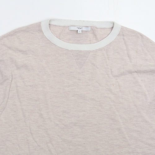 NEXT Womens Grey  Knit Pullover Jumper Size 14  - Oversized