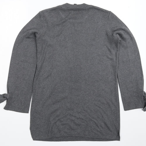 Dorothy Perkins Womens Grey  Knit Pullover Jumper Size 6