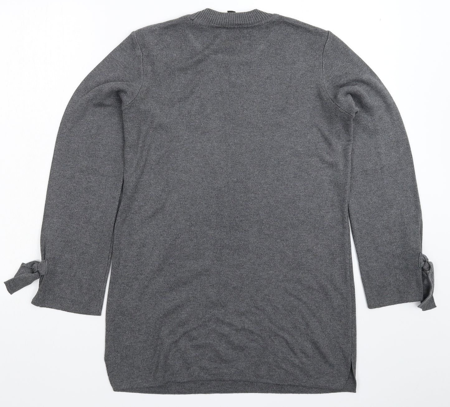 Dorothy Perkins Womens Grey  Knit Pullover Jumper Size 6