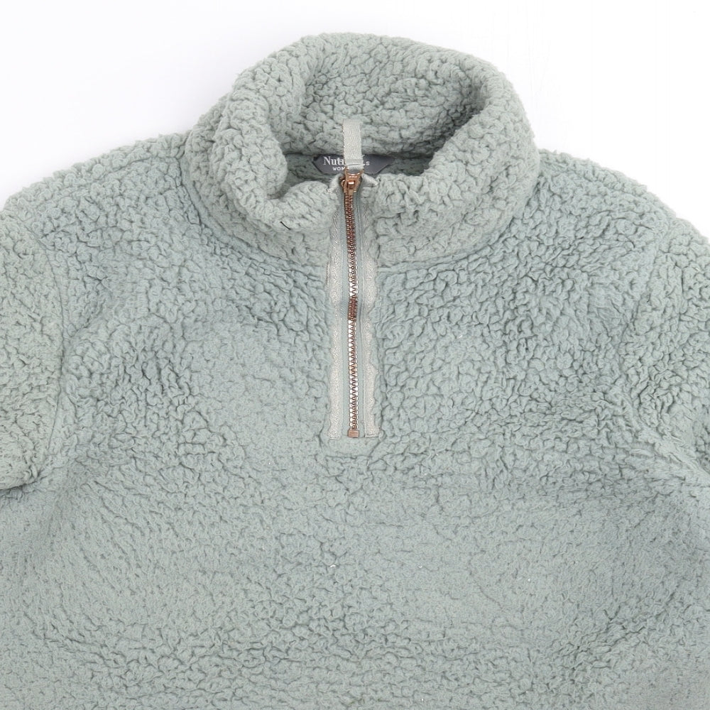 Nutmeg Womens Grey  Fleece Jacket  Size S