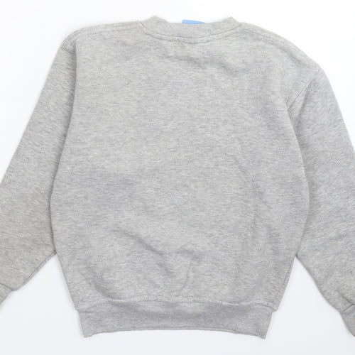 Uneek Boys Grey   Pullover Sweatshirt Size 9-10 Years