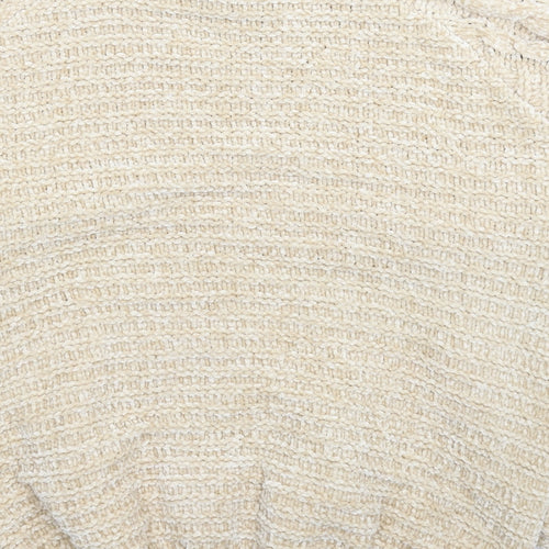 Kaleidoscope Womens Beige  Knit Pullover Jumper Size 18