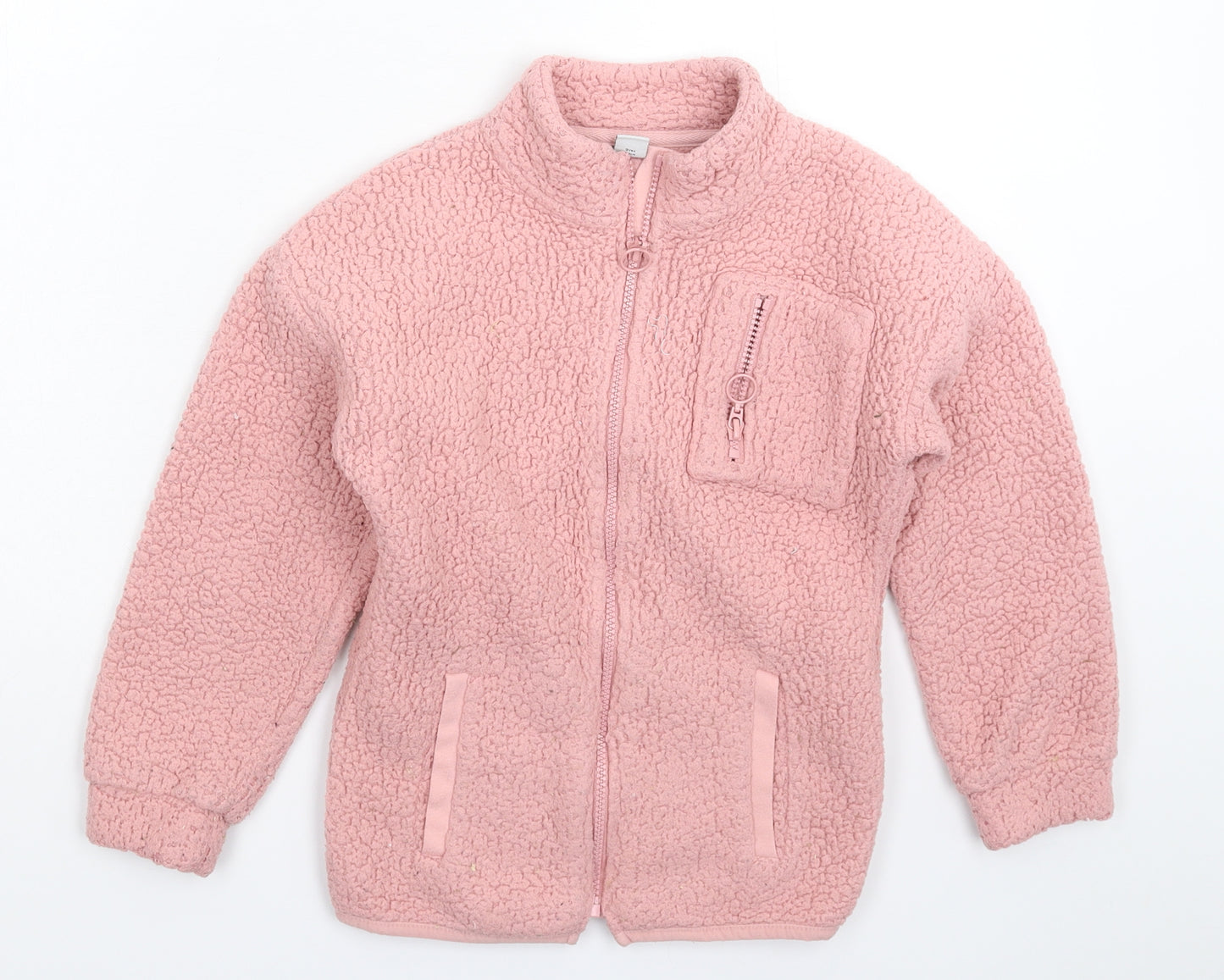 TU Girls Pink  Fleece Jacket  Size 9 Years