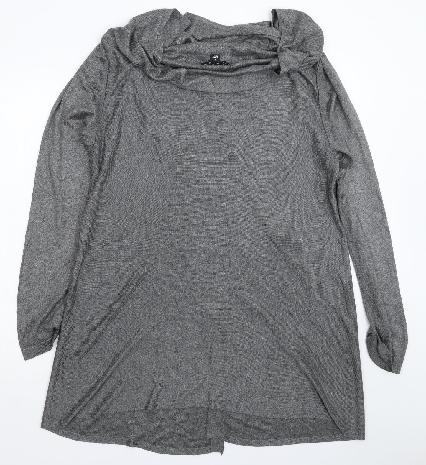 Atmosphere Womens Grey  Knit Cardigan Jumper Size L