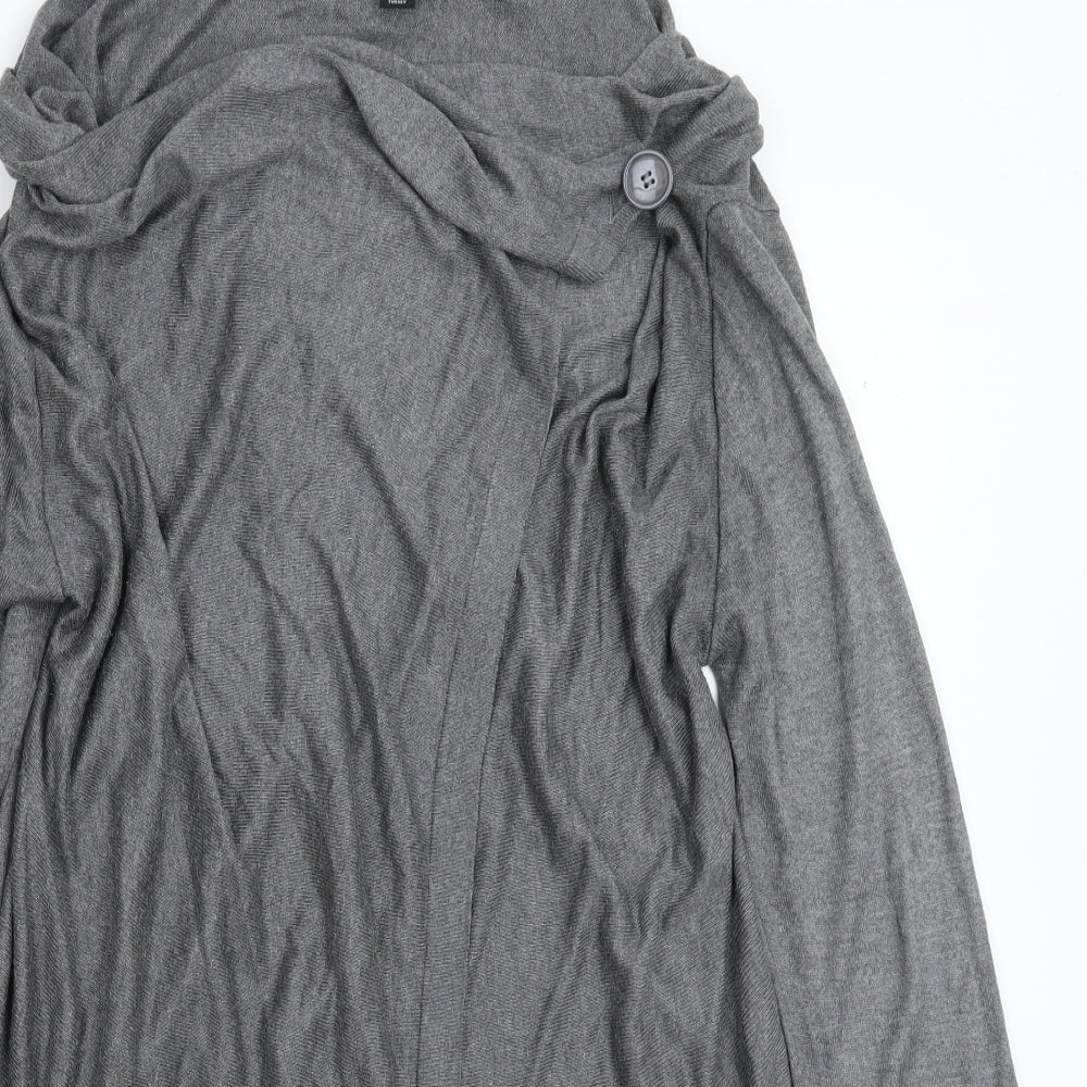 Atmosphere Womens Grey  Knit Cardigan Jumper Size L