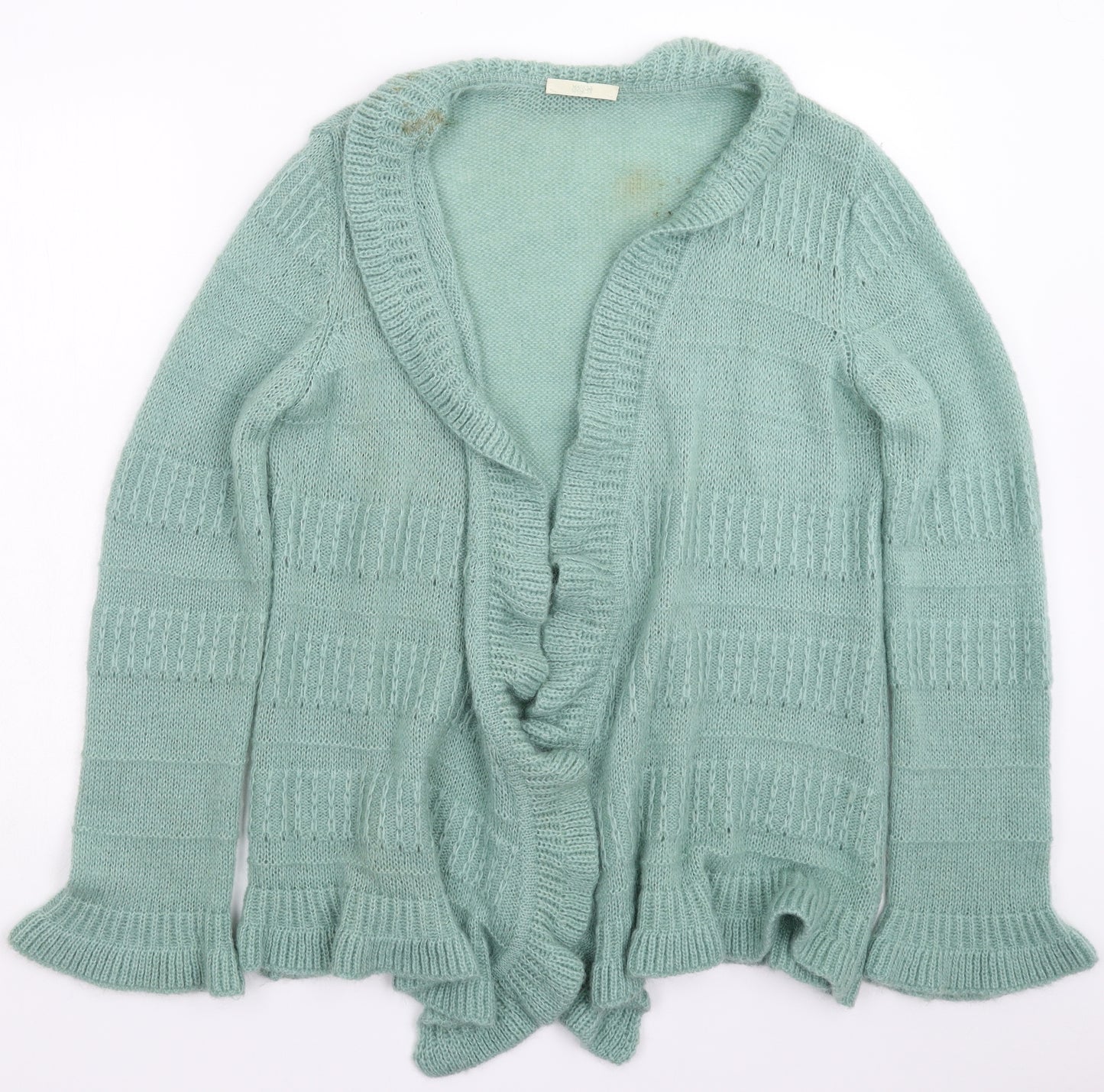 Marks and Spencer Womens Green  Knit Cardigan Jumper Size 18