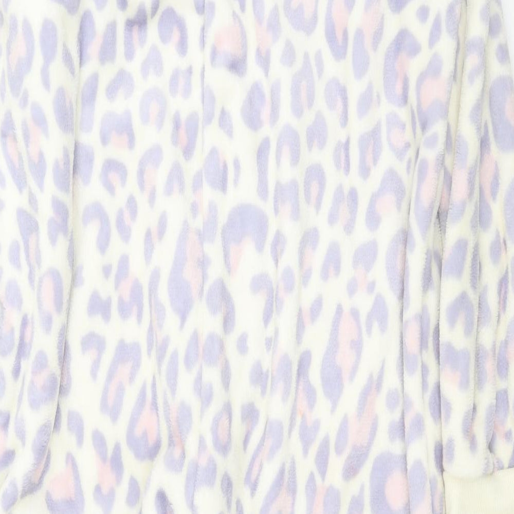F&F Womens White Animal Print  Top One Piece Size 16  - onesie