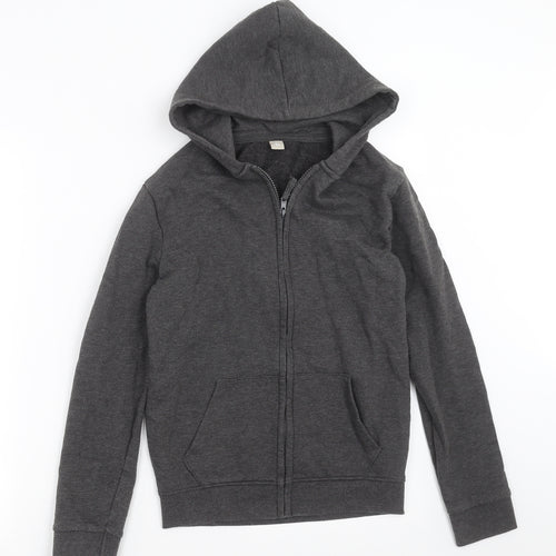 TU Boys Grey   Full Zip Hoodie Size 12 Years
