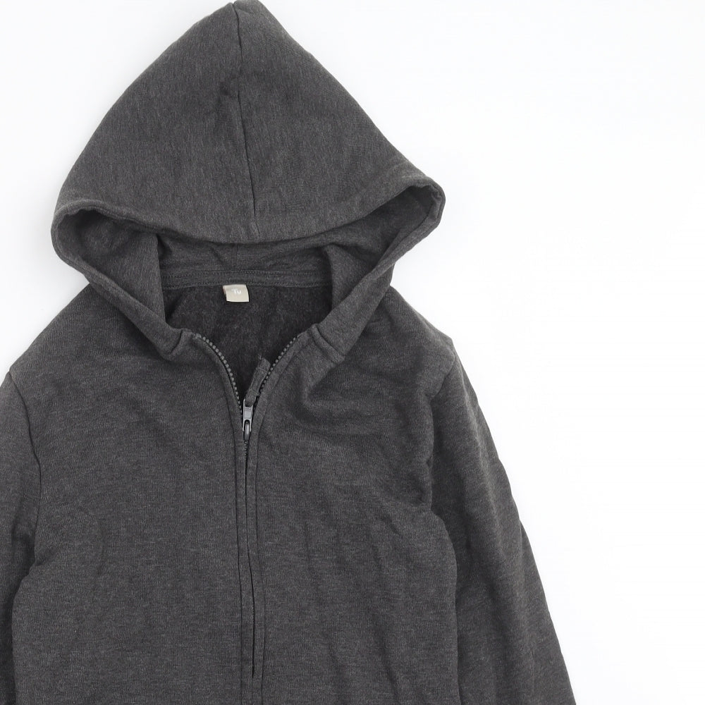 TU Boys Grey   Full Zip Hoodie Size 12 Years