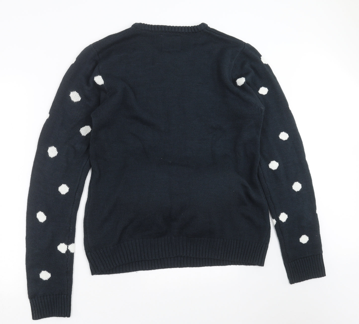 Star Clothing Mens Blue  Knit Pullover Jumper Size L  - christmas