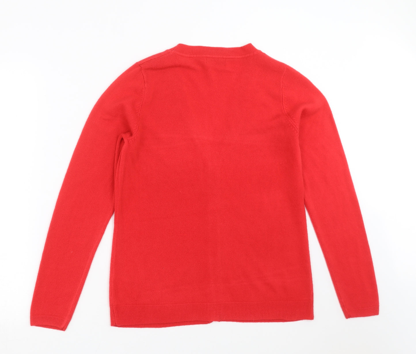 Papaya Womens Red  Knit Cardigan Jumper Size 12