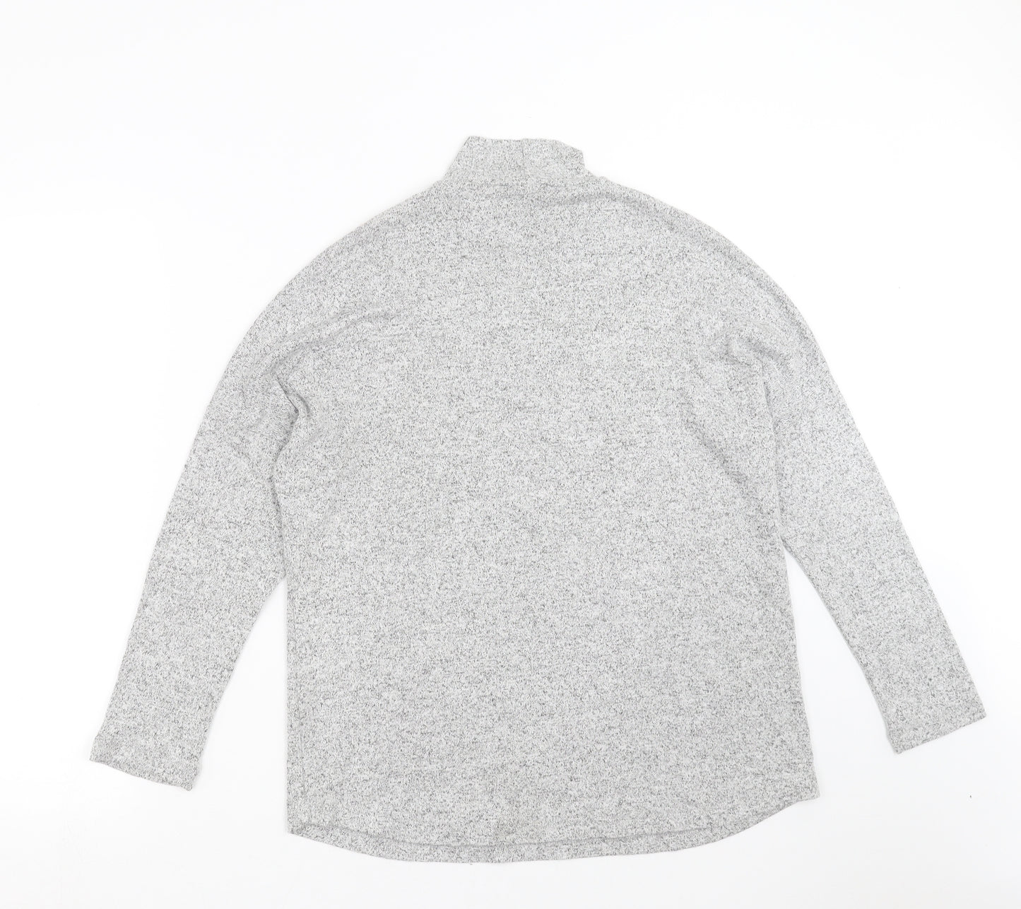 Select Womens Grey  Knit Pullover Jumper Size S  - beaded