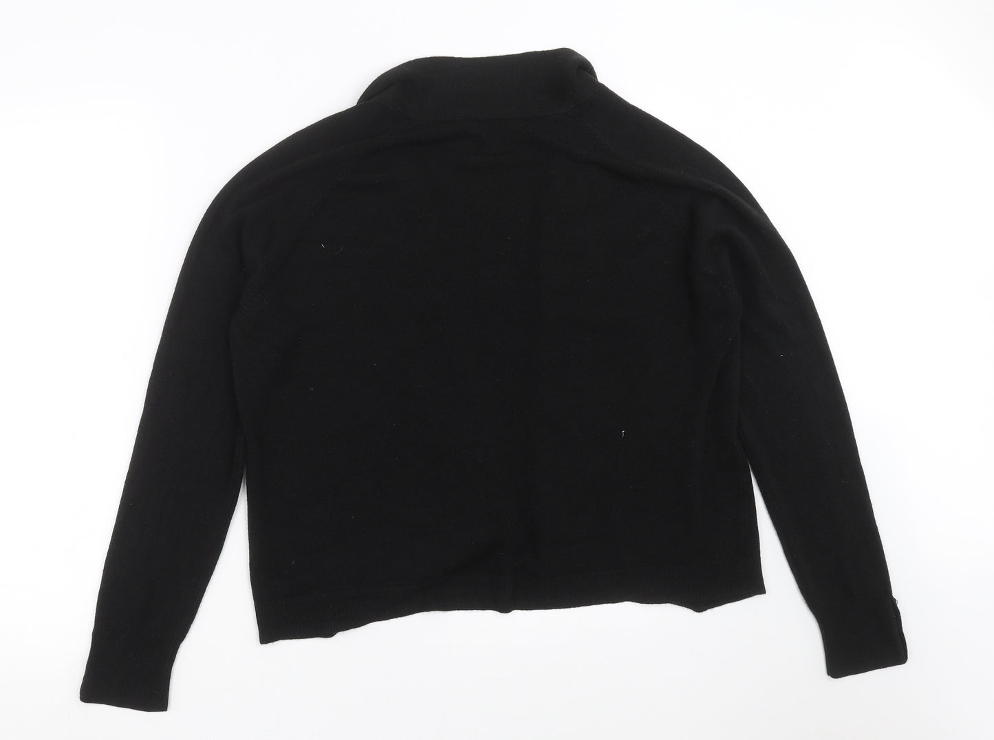 Marks and Spencer Womens Black  Knit Cardigan Jumper Size 18