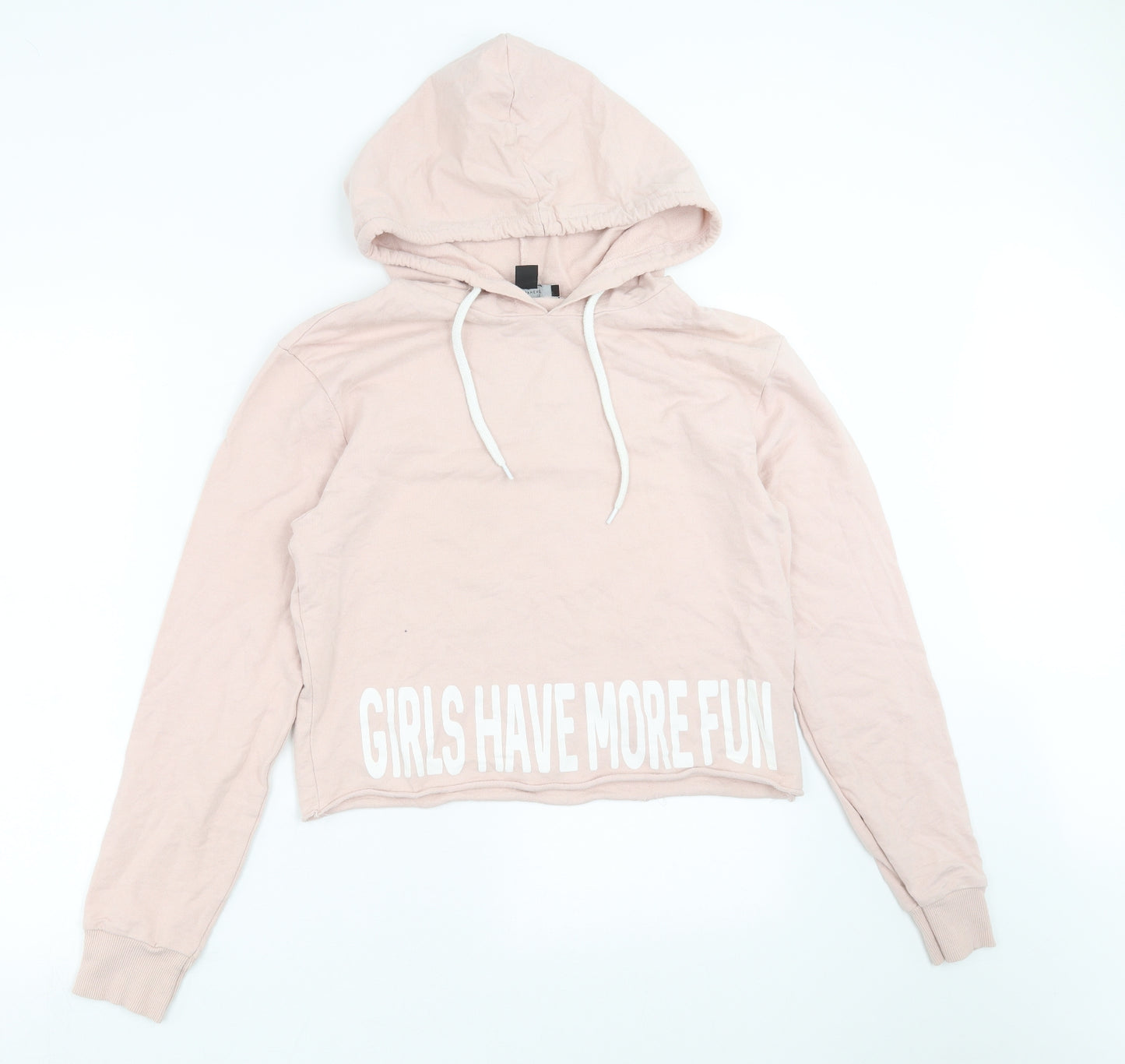 Primark Womens Pink   Pullover Hoodie Size 10  - girls have more fun