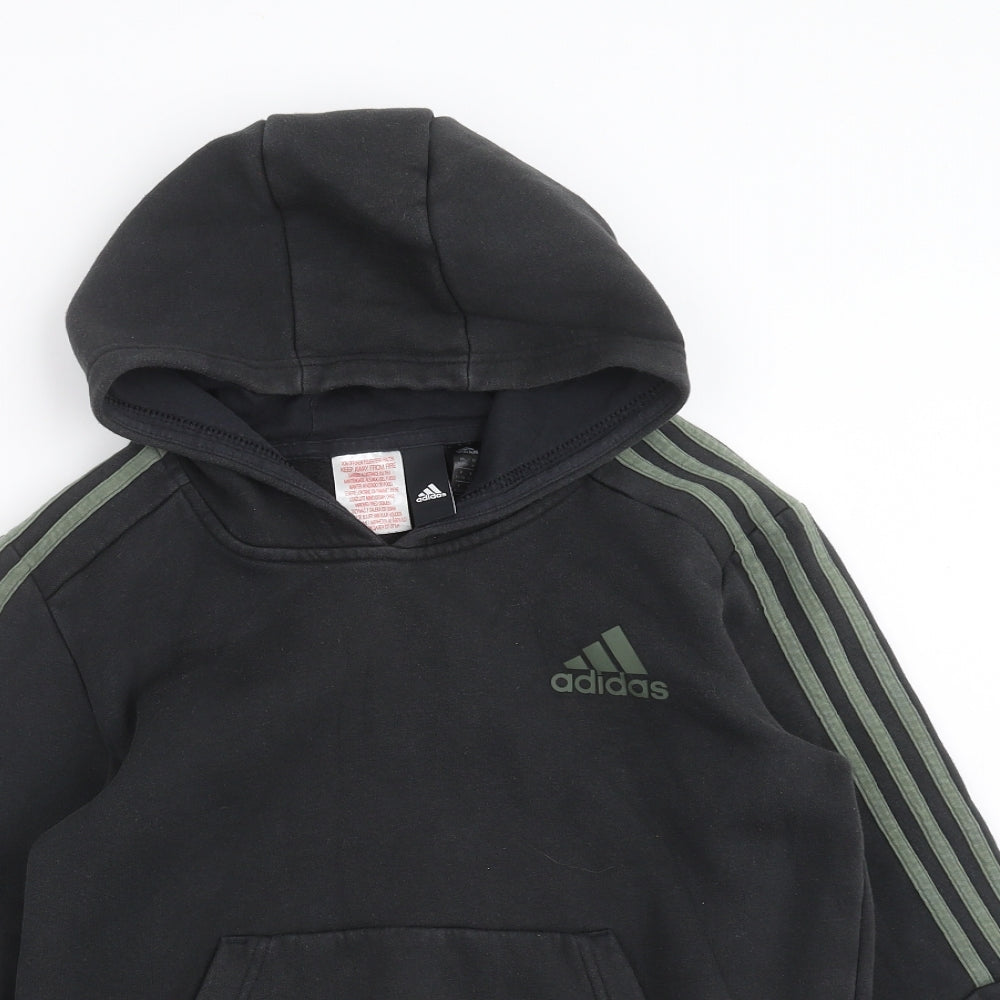 adidas Boys Grey   Pullover Hoodie Size 11-12 Years