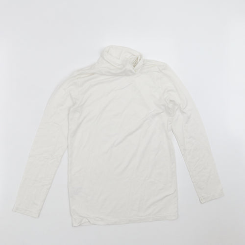 Uniqlo Boys White   Basic T-Shirt Size 10 Years
