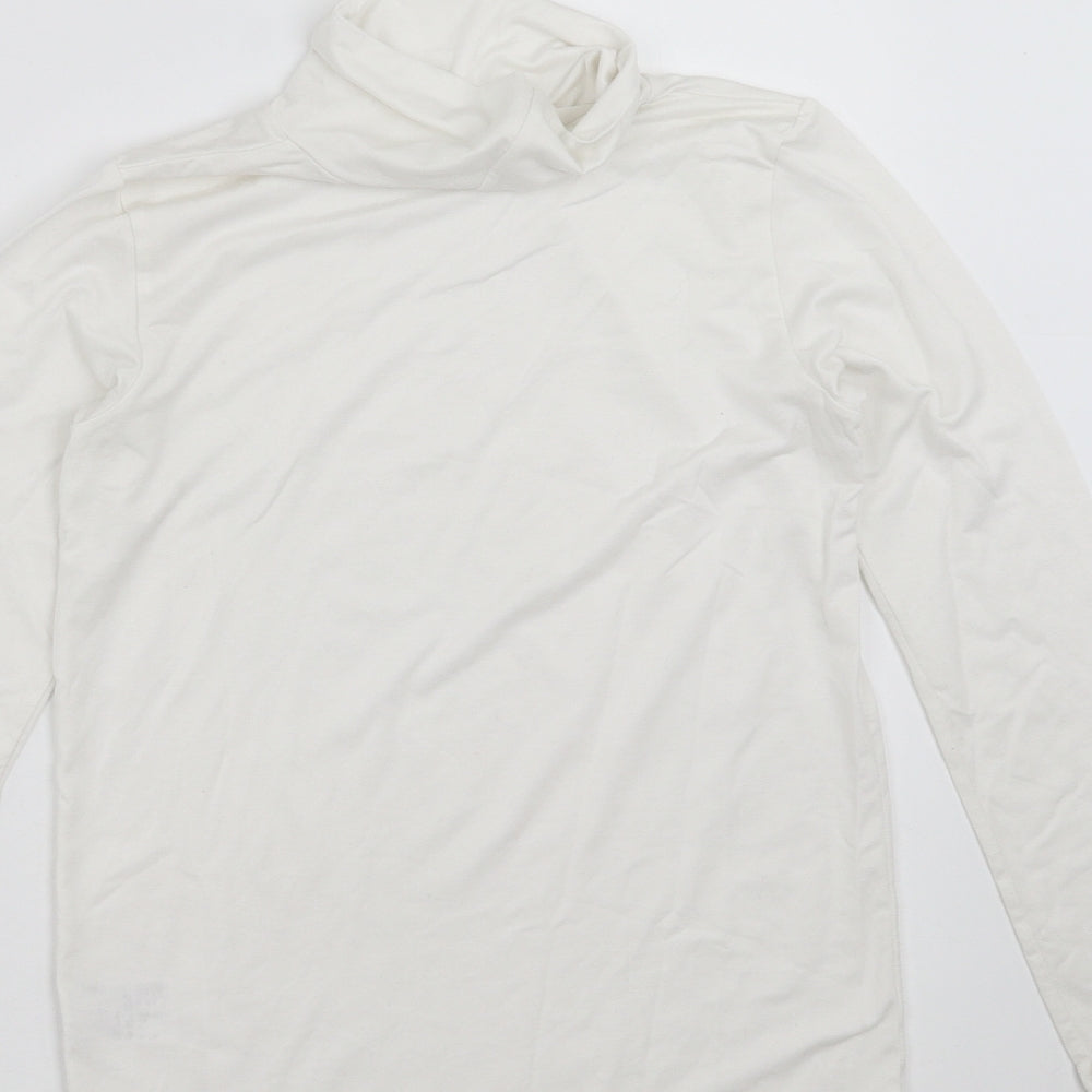 Uniqlo Boys White   Basic T-Shirt Size 10 Years