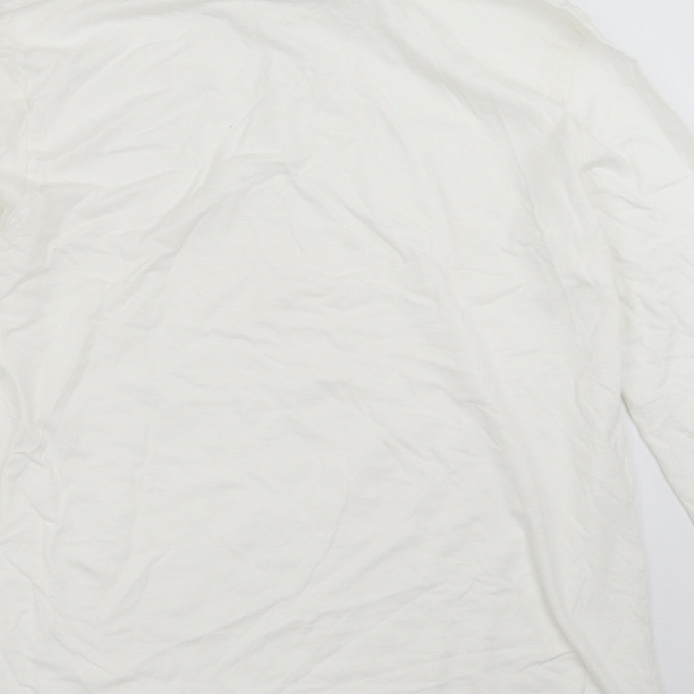 Atlas for Men Mens White    T-Shirt Size S